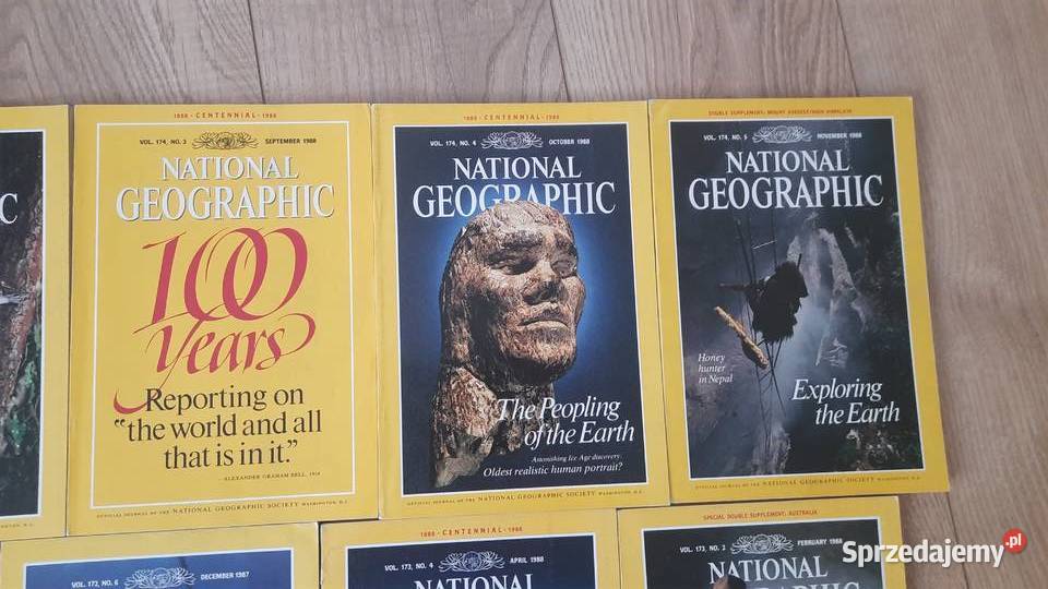 National Geographic wydanie amerykańskie Rok wydania 1987 Serock