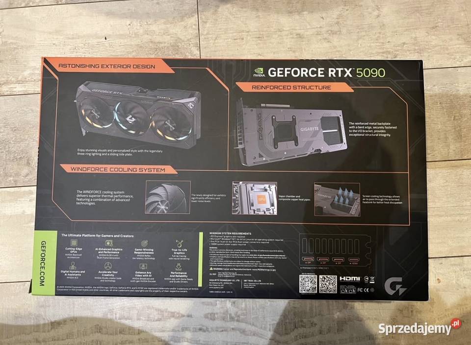 Karta graficzna GIGABYTE GeForce RTX 5090 Gaming Poznań
