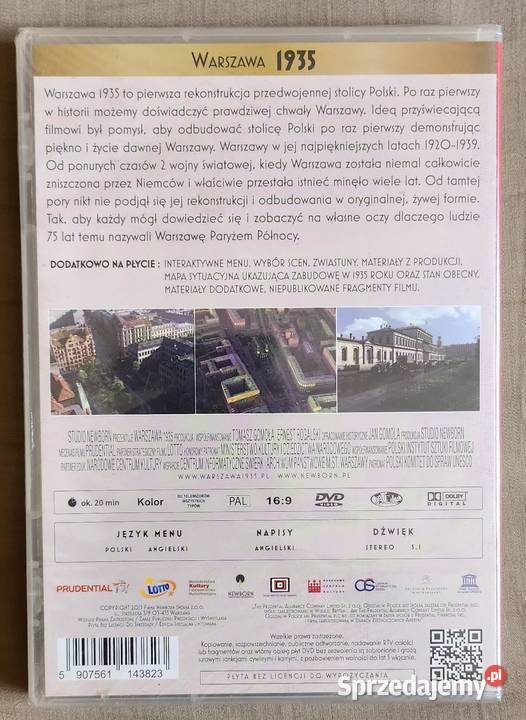 Warszawa 1935 film DVD Folia Unikat wydawniczy