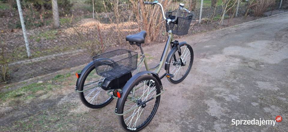Rower elektryczny trójkołowy 48V 500W Nowy Łąck