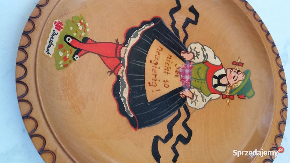 Drewniany talerzyk z Innsbrucku lubelskie Puławy