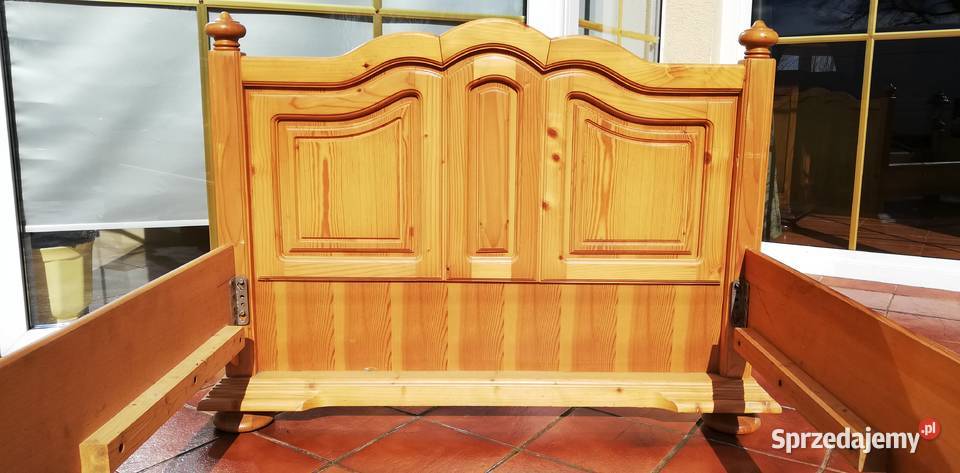 Rama łóżka 100x190 sosnowa drewniana łóżko