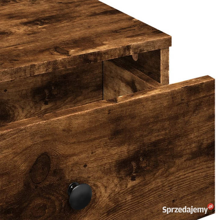Stolik kawowy przydymiony dąb 60x45x31 WM848084