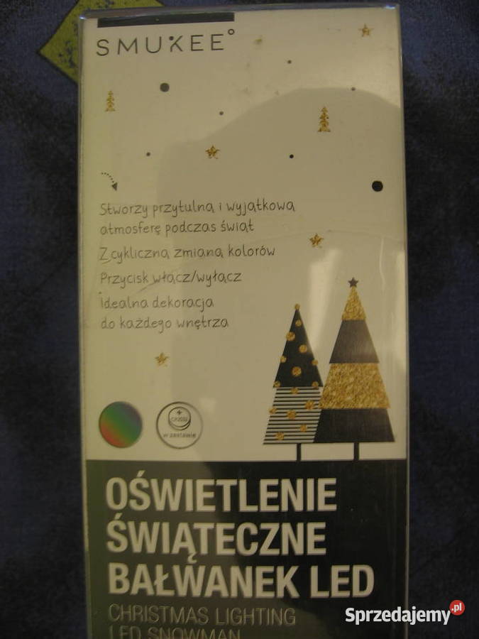 Oświetlenie świąteczne bałwanek LED pomorskie