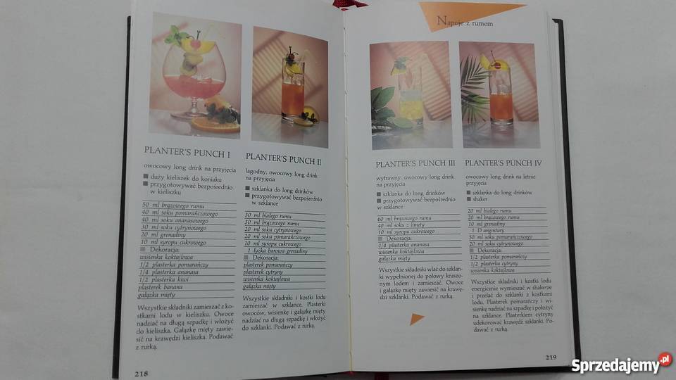 Leksykon 1444 Napojów Mieszanych Peter Bohrmann kuchnia, potrawy Poradniki, albumy i reportaże Goleniów