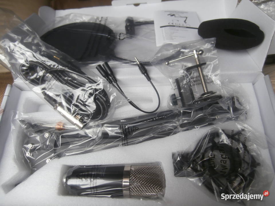 NOWY mikrofon studyjny Hykker dopłata 80 nowy mikrofony Choroń