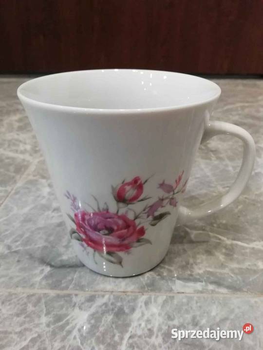 Porcelana Wocławek komplet 6 kubków Nowe Miasto nad Pilicą