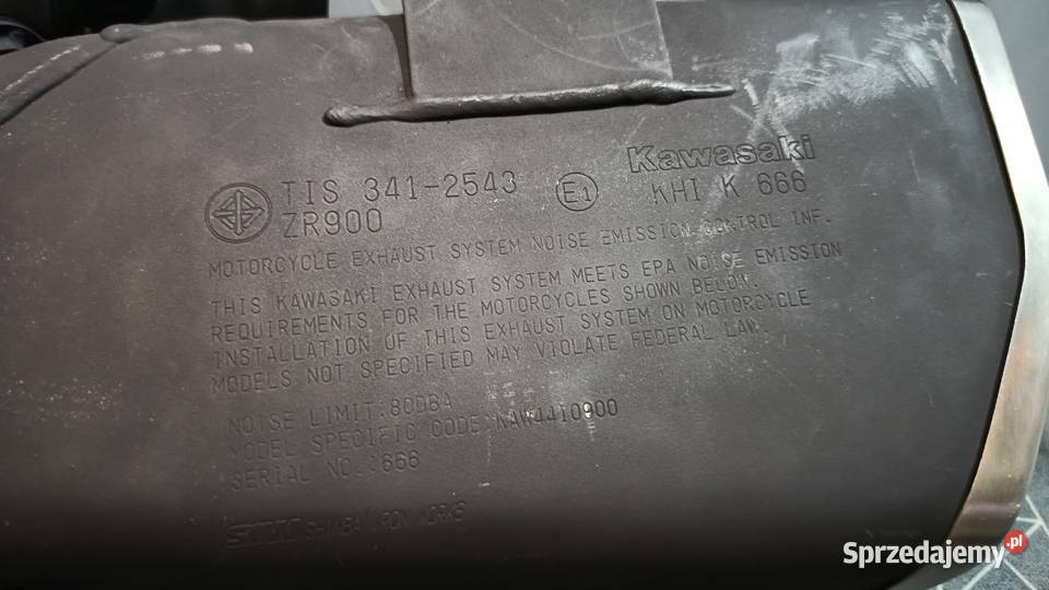 Tłumik kawasaki zr900 sprzedam