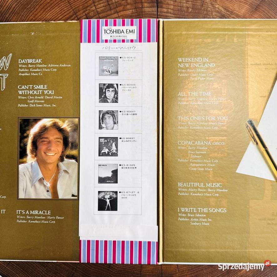 Barry Manilow Greatest Hits NMEX Japan Obi 2 LP pop Gdańsk