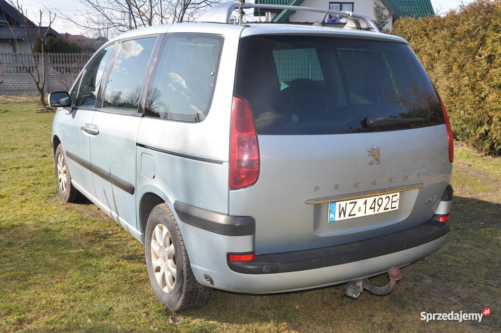 Peugeot 807 ST 7osobowy welurowa tapicerka Błonie