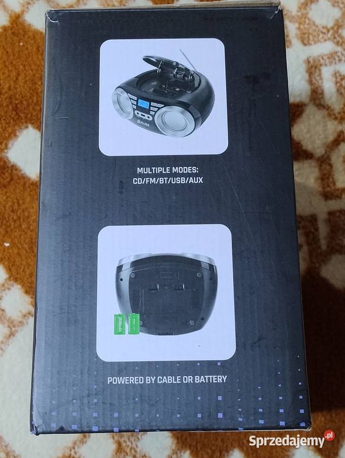 KLIM B3 przenośny odtwarzacz CD Bluetooth Witnica