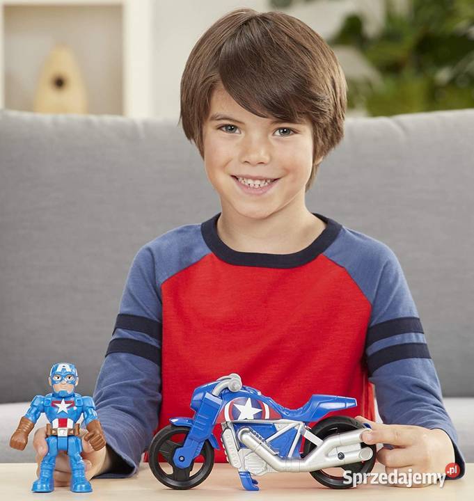 Figurka Kapitan Ameryka Motocykl Pojazd AVENGERS Hasbro Mogilany