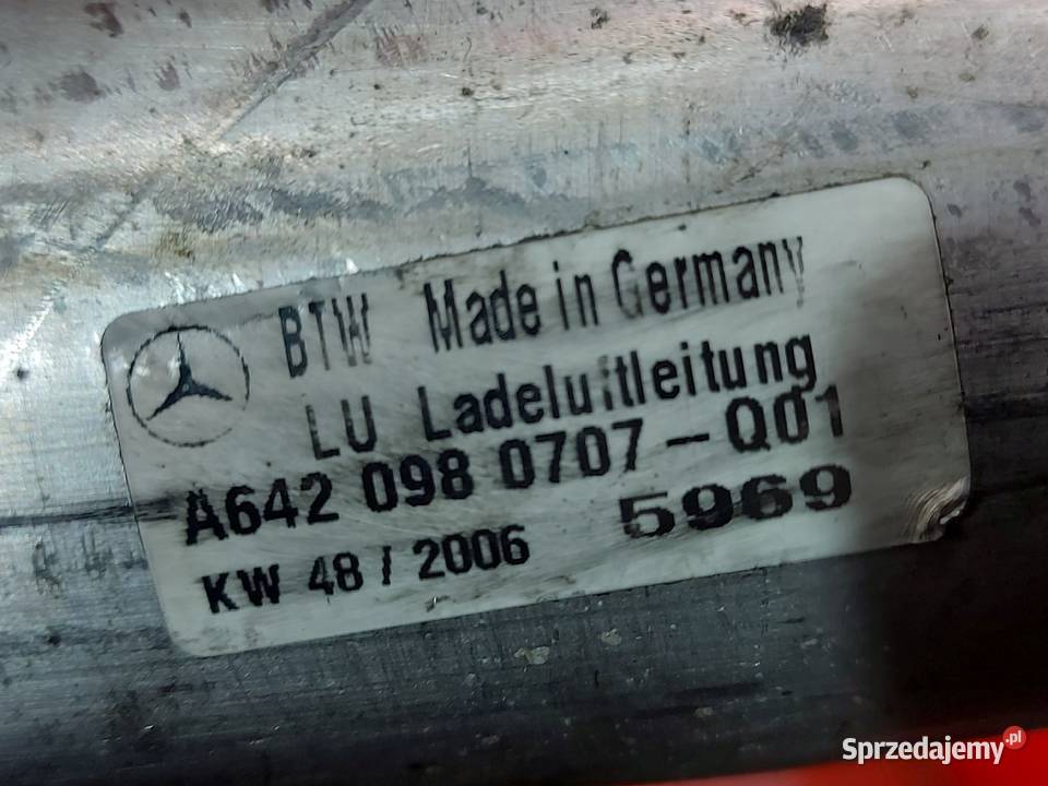 W211 W219 30 V6 CDI 642920 224 rura rezonator osobowe Kielce sprzedam