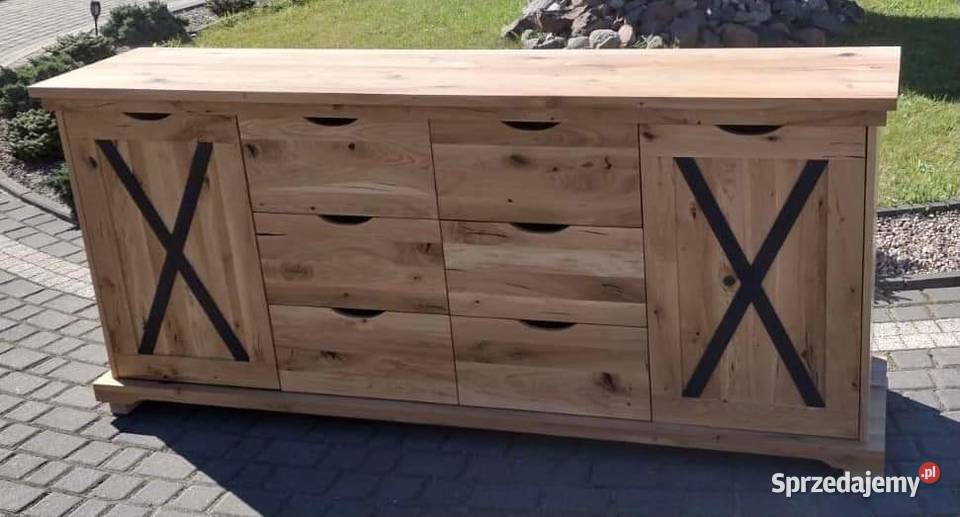KOMODA LOFT INDUSTRIAL Z DĘBU Starogard Gdański