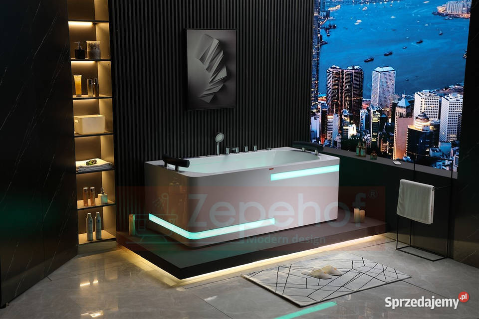 Wanna z hydromasażem EB869 prostokątna podlaskie