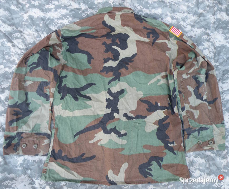 Bluza BDU woodland medium short NYCO obszyta Wrocław