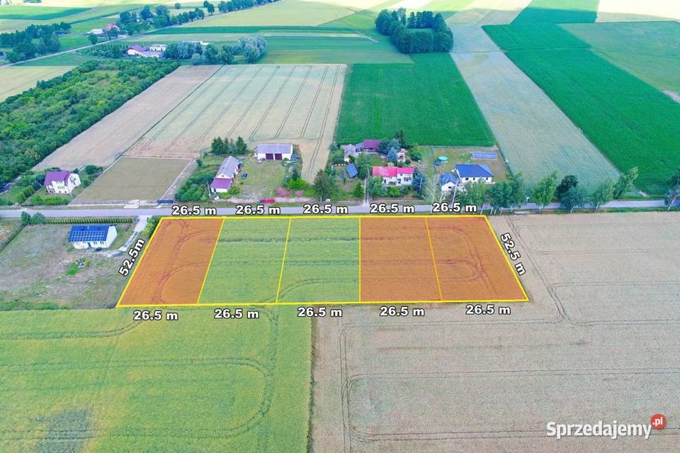 Działki budowlane w zielonej spokojnej okolicy Kozłówka