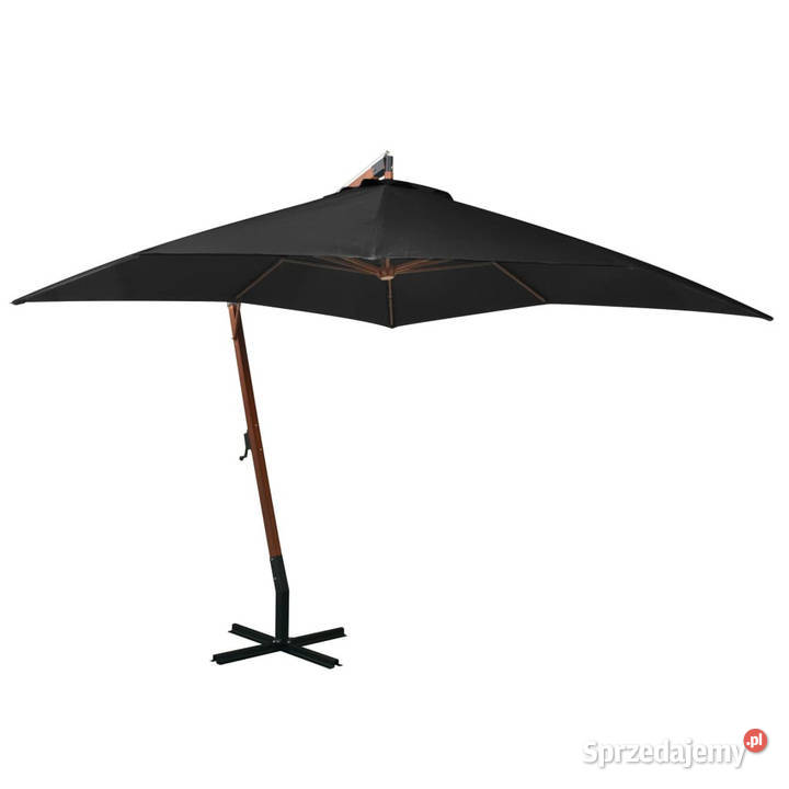 Parasol ogrodowy wiszący na jodłowym słupku Parasole ogrodowe mazowieckie Warszawa sprzedam