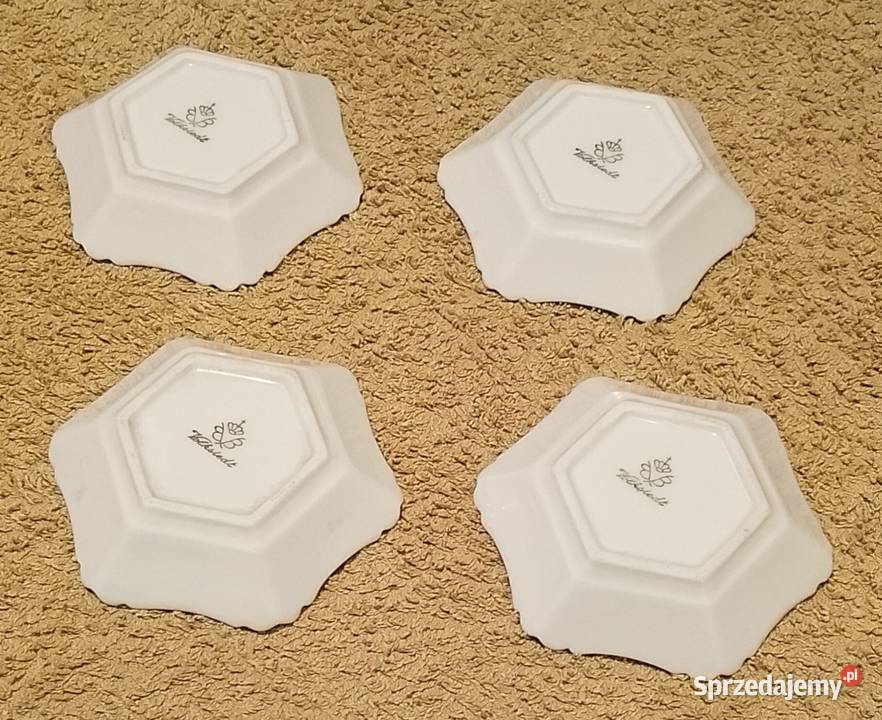 4 stare miseczki Volkstedt ok 19151934 porcelana śląskie Katowice sprzedam