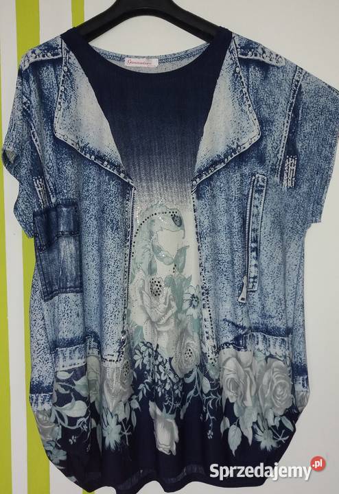 XXL Tunika z wzorem kamizelki Generation