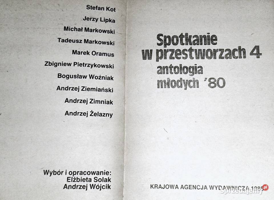 Spotkanie w przestworzach 4 Antologia młodych 80 Chełm