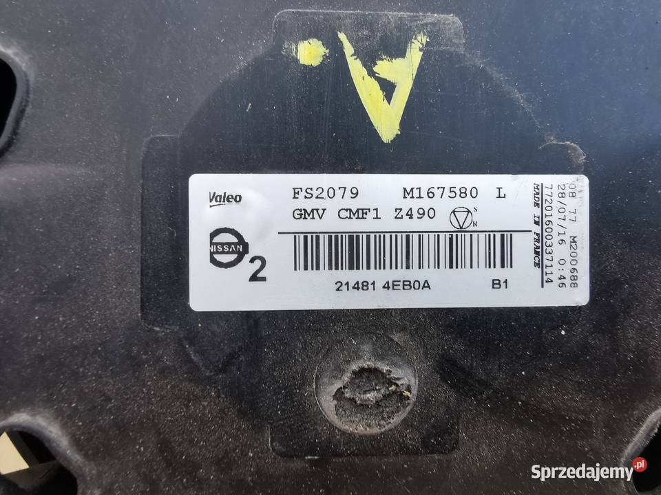 Wiatrak wentylator chłodnicy qashqai II 2 j11 Sieraków