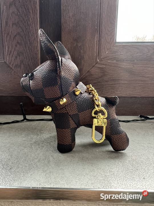 Louis vuitton keychain breloczek piesek bulldog
