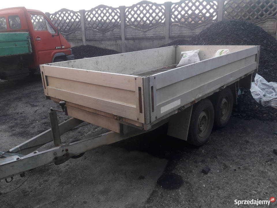 Przyczepa 2 osiowa 2500 dmc Rok produkcji 1994 Lubieszów