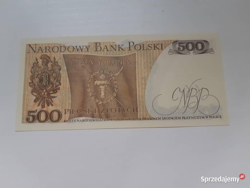 500 1982 seria DN stan UNC Koronowo