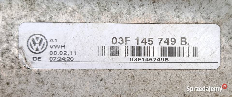 Kolektor Ssący 12 TSI Intercooler MAP Sensor VW dolnośląskie