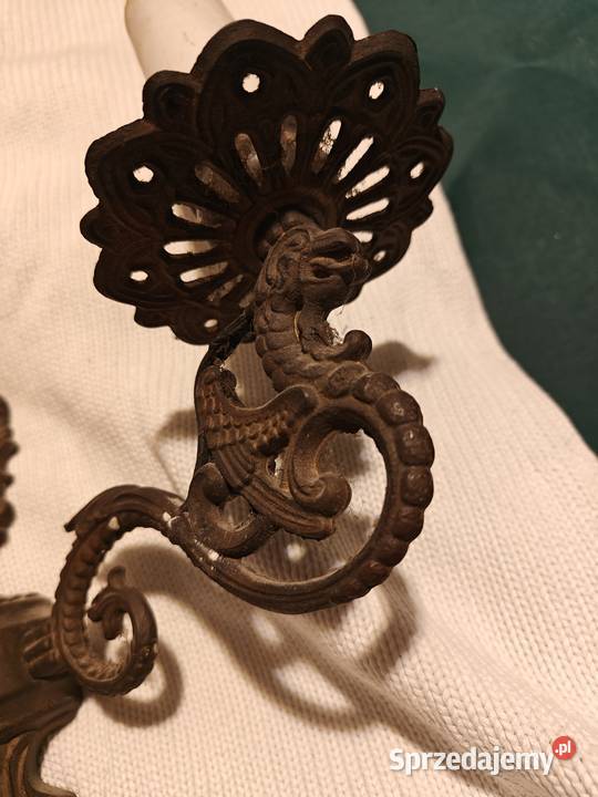 Kinkiet mosiądz Dąbrowa Górnicza sprzedam