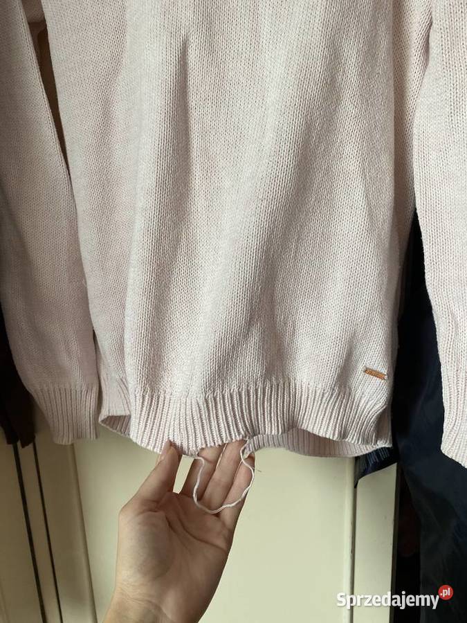 Sweter Cropp z napisem kwiatowy wzór kwiatki XS Kraków sprzedam