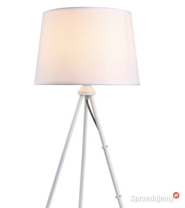 Lampa stołowa nowa z białym kloszem Piwniczna-Zdrój