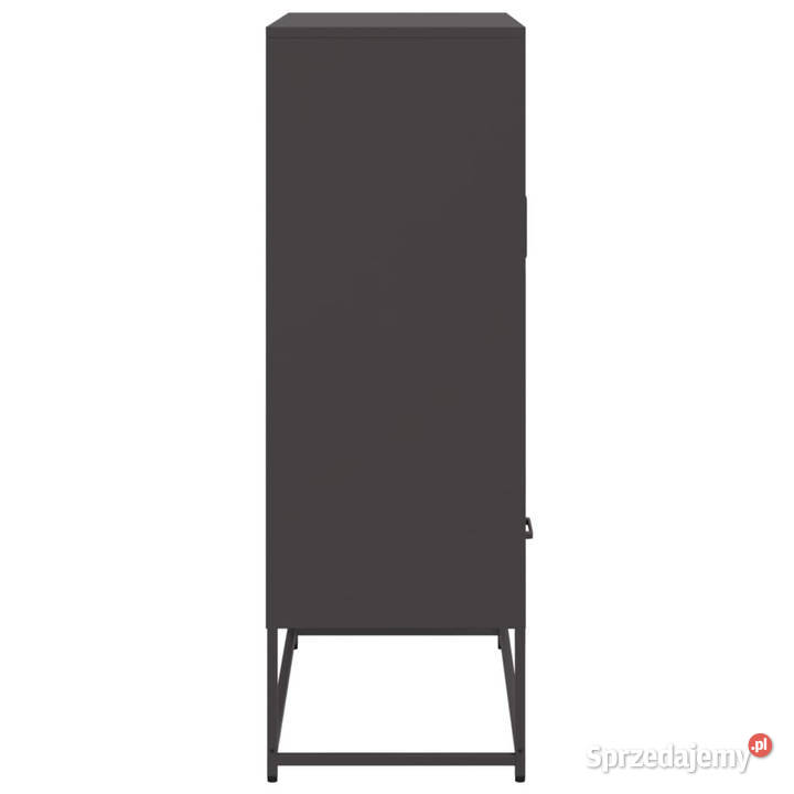 Szafka czarna 68x39x1115 stal WM846608 mazowieckie Warszawa