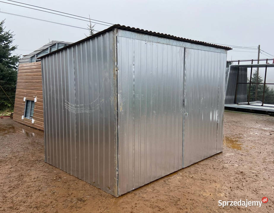Garaż blaszany 3x3 2 gatunek jednospadowy brama Kraków