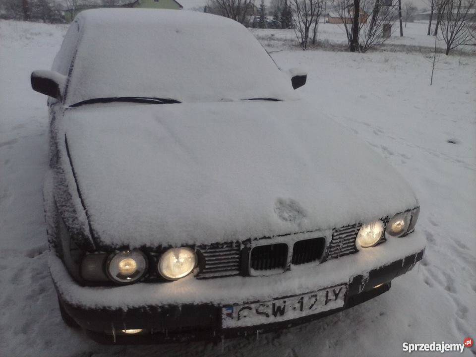 bmw e34 20 150 koni 1994 czarna kupiony w polskim salonie kujawsko-pomorskie Chełmża sprzedam