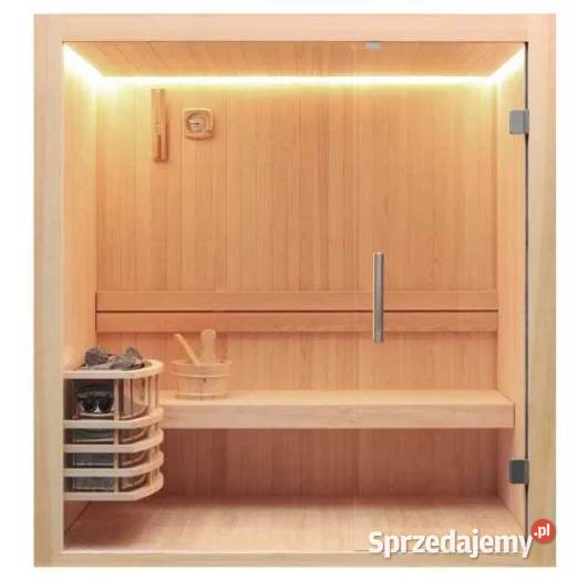 Sauna Fińska sucha przeszklona szklana piec 6kv Głogów