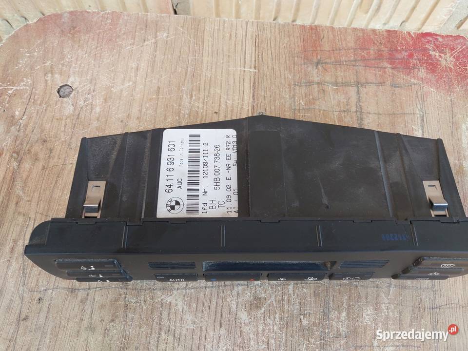 Panel klimatyzacji BMW E46 Panele sterowania, przełączniki Wola Zarczycka