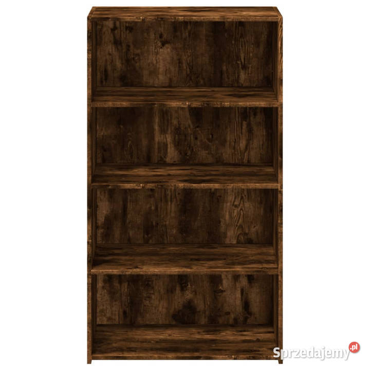 Wysoka szafka przydymiony dąb 70x41x124 WM846408