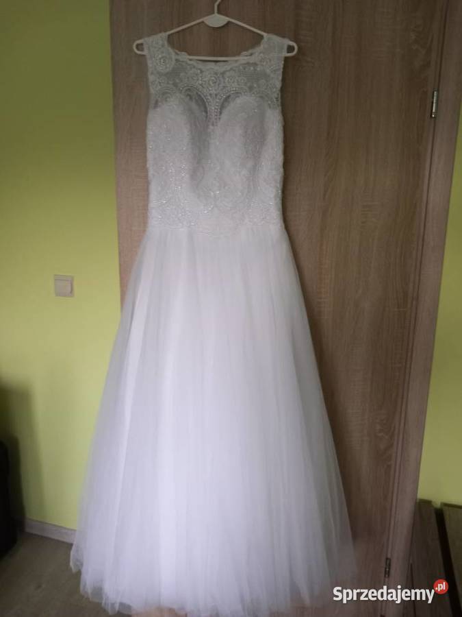 SUKNIA ŚLUBNA 36 38 Damska Dębica