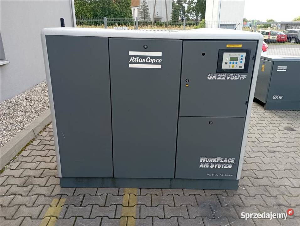 Sprężarka śrubowa Atlas Copco GA22 VSDFF22 Wilków