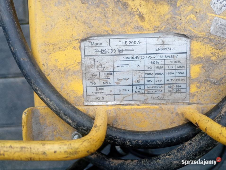 spawarka magnum thf 200a Luborzyca sprzedam