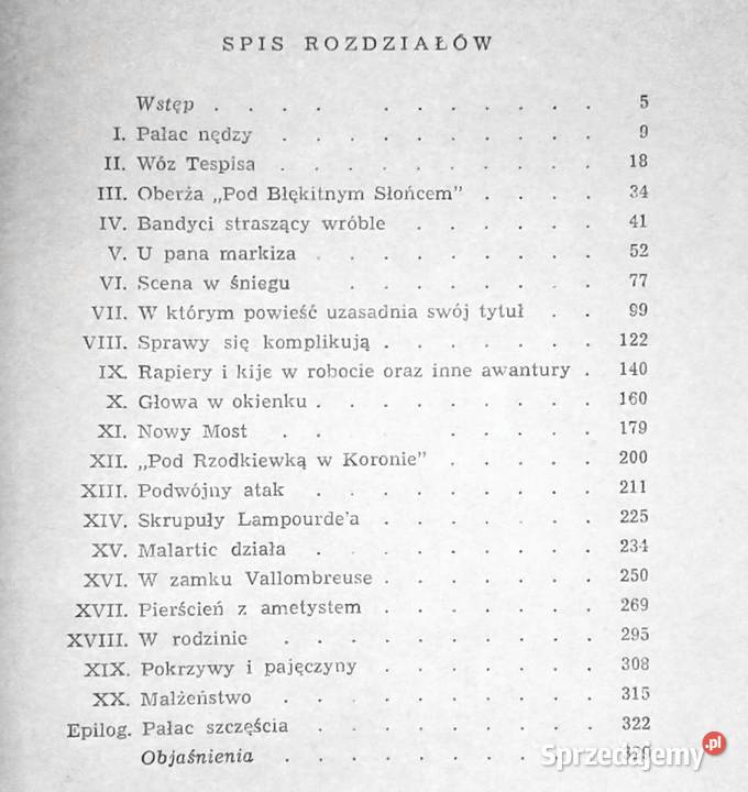 Kapitan Fracasse Teofil Gautier lubelskie Chełm