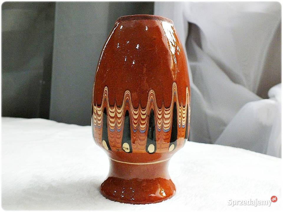 Wazonik Wazon Bułgaria Pawie Oczko z 6070tych lubuskie Żary