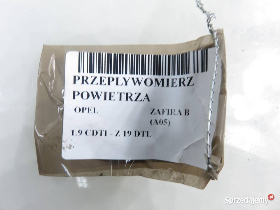PRZEPŁYWOMIERZ OPEL ZAFIRA B 19 CDTI 8V AFH6029 osobowe