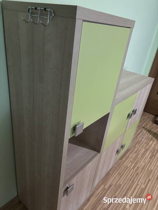 MEBLE DZIECKA Jasny dąb z elementami zieleni Gorzkowice