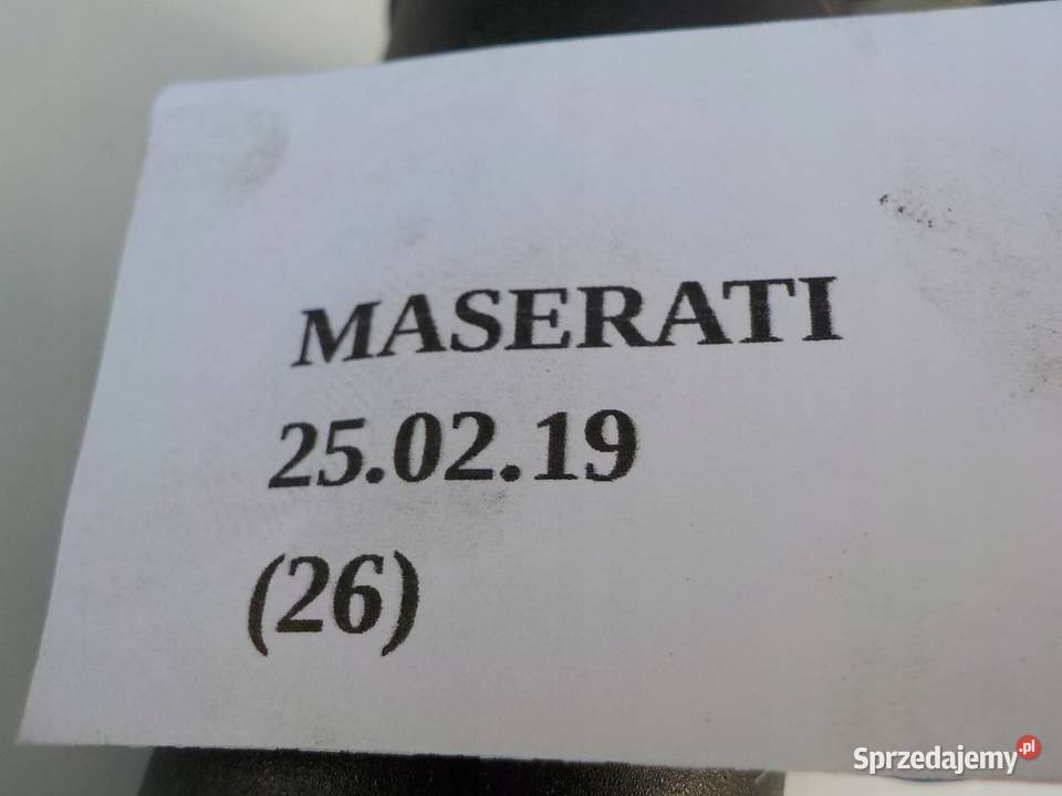 PRZEWODY GUMOWE RURKI MASERATI GHIBLI Nowy Tomyśl
