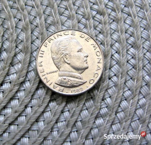 Monako 12 Franka 1982r Numizmatyka Kalisz