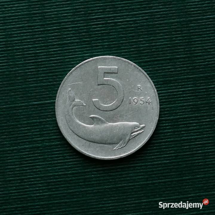 WŁOCHY 5 lirów 1954r Gliwice sprzedam