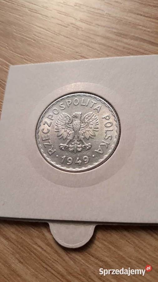 1 złoty 1949 r Aluminium 9 Mennicza